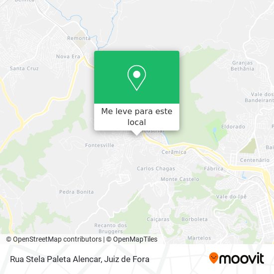 Rua Stela Paleta Alencar mapa