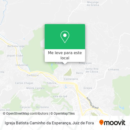 Igreja Batista Caminho da Esperança mapa
