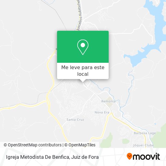 Igreja Metodista De Benfica mapa