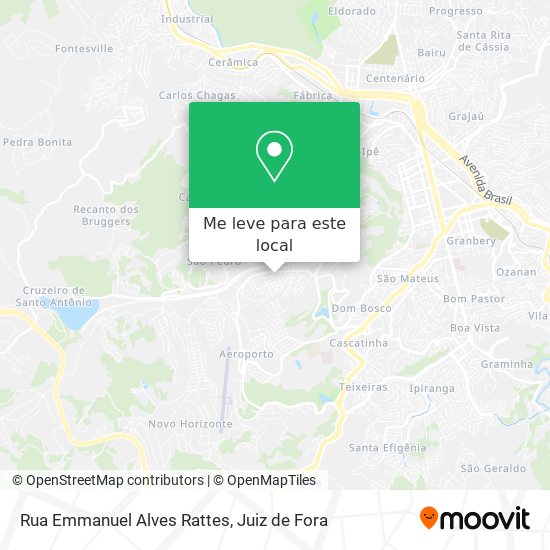 Rua Emmanuel Alves Rattes mapa
