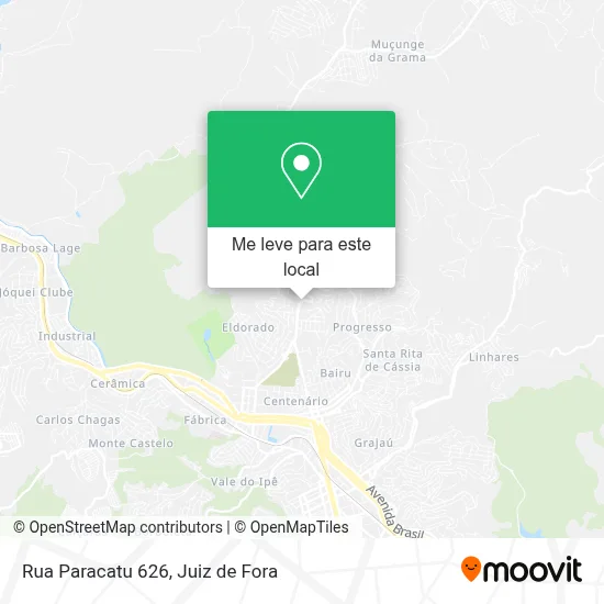 Rua Paracatu 626 mapa