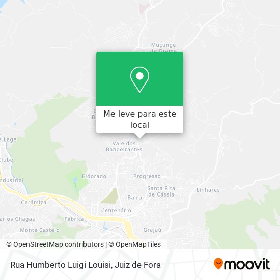 Rua Humberto Luigi Louisi mapa