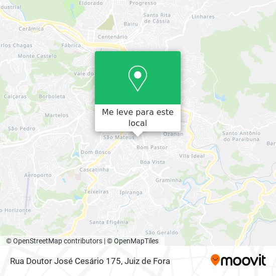 Rua Doutor José Cesário 175 mapa