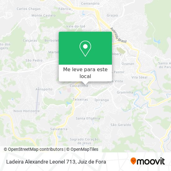 Ladeira Alexandre Leonel 713 mapa