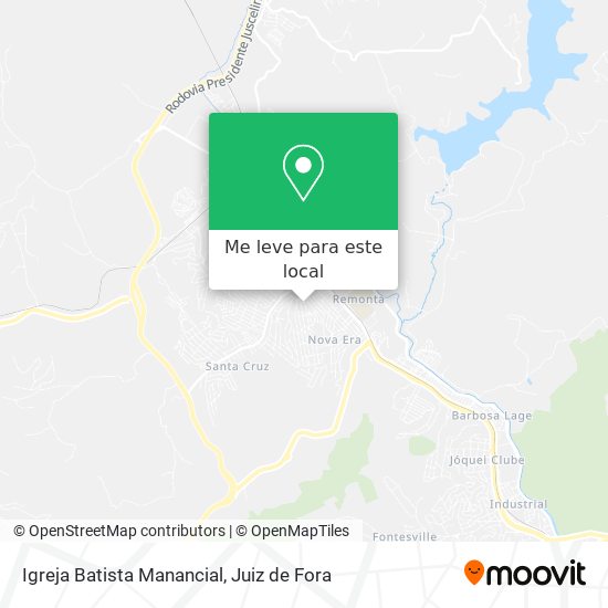 Igreja Batista Manancial mapa
