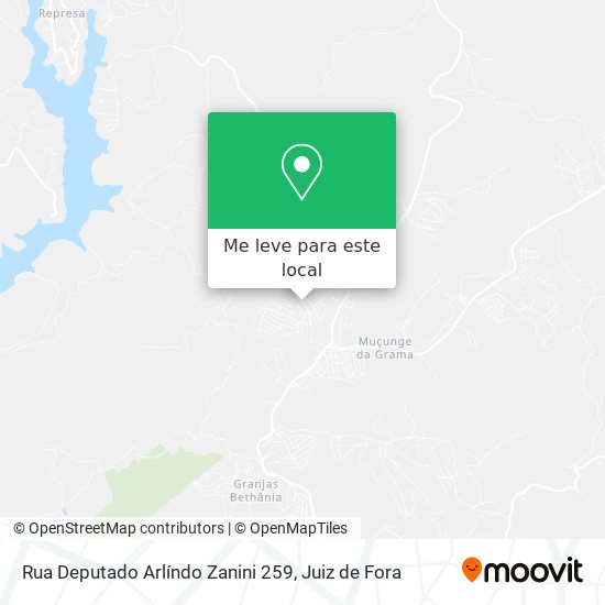 Rua Deputado Arlíndo Zanini 259 mapa