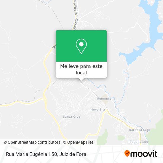 Rua Maria Eugênia 150 mapa