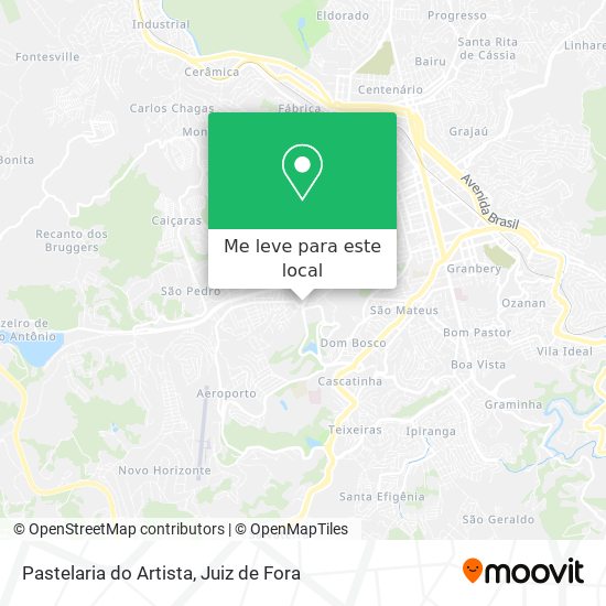 Pastelaria do Artista mapa