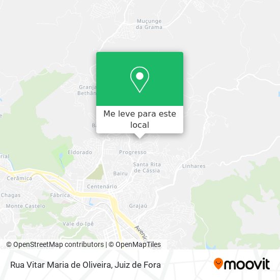 Rua Vitar Maria de Oliveira mapa
