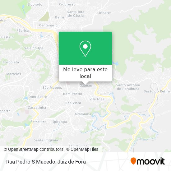 Rua Pedro S Macedo mapa