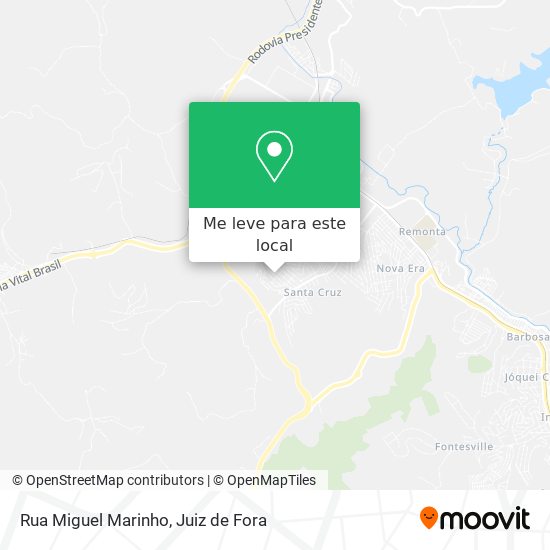 Rua Miguel Marinho mapa