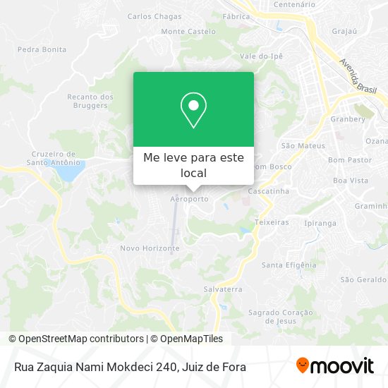 Rua Zaquia Nami Mokdeci 240 mapa
