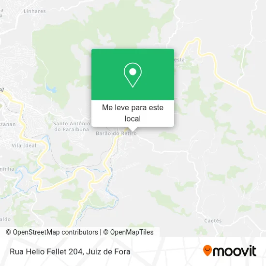 Rua Helio Fellet 204 mapa