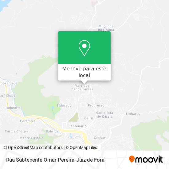 Rua Subtenente Omar Pereira mapa