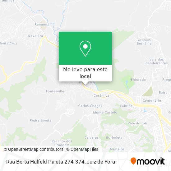 Rua Berta Halfeld Paleta 274-374 mapa
