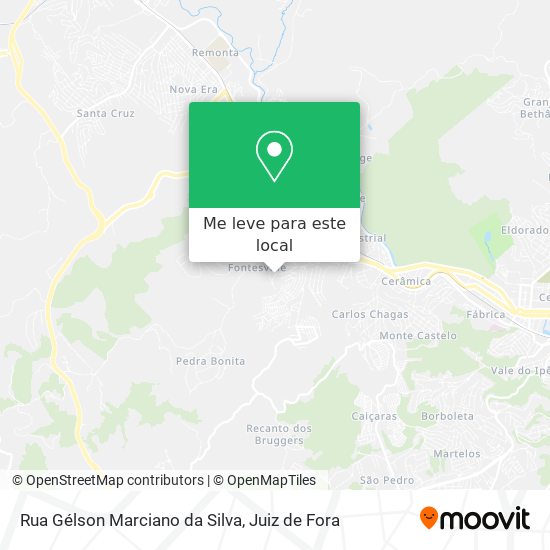 Rua Gélson Marciano da Silva mapa