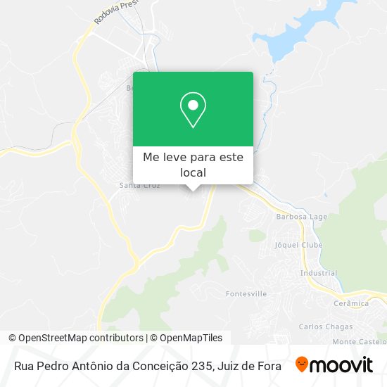Rua Pedro Antônio da Conceição 235 mapa