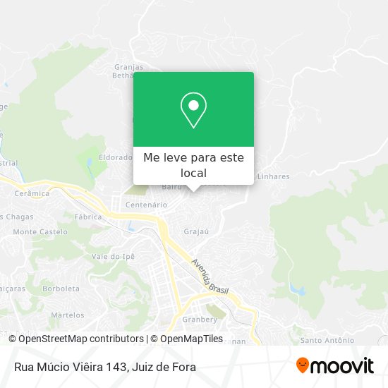 Rua Múcio Viêira 143 mapa