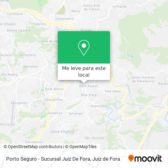 Porto Seguro - Sucursal Juiz De Fora mapa