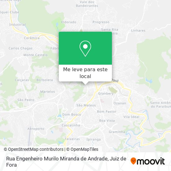 Rua Engenheiro Murilo Miranda de Andrade mapa