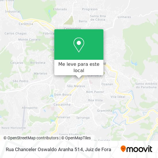 Rua Chanceler Oswaldo Aranha 514 mapa