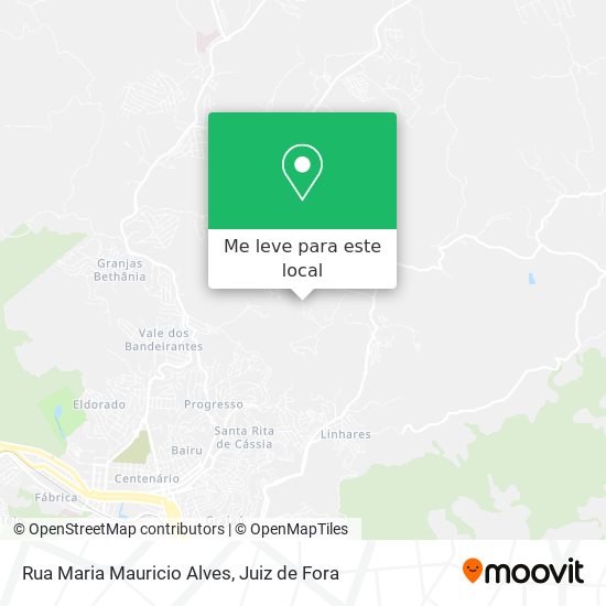 Rua Maria Mauricio Alves mapa