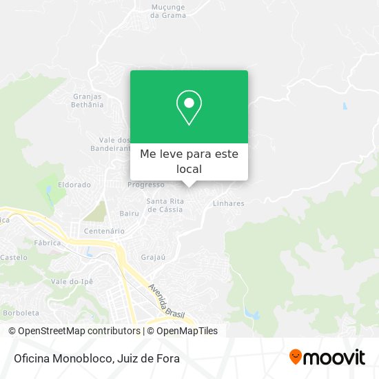Oficina Monobloco mapa