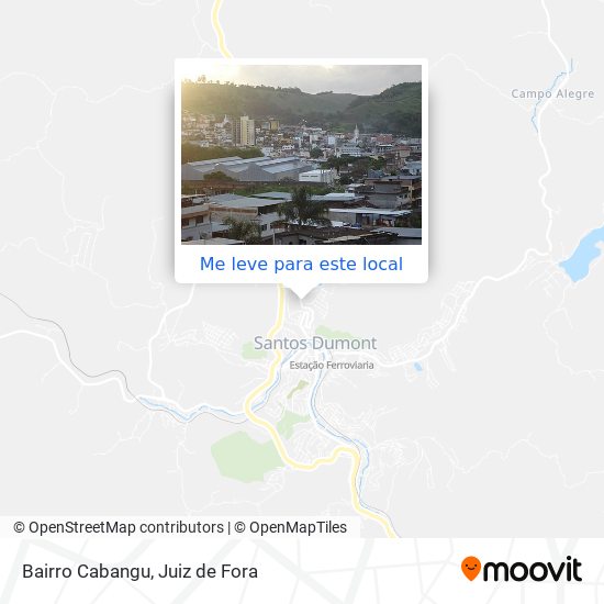 Bairro Cabangu mapa