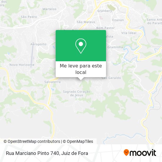 Rua Marciano Pinto 740 mapa