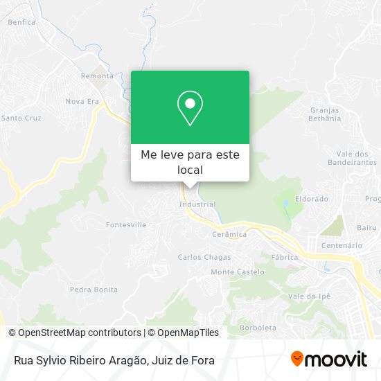 Rua Sylvio Ribeiro Aragão mapa