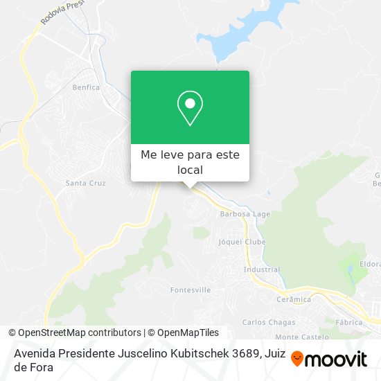 Avenida Presidente Juscelino Kubitschek 3689 mapa
