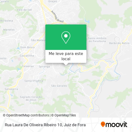 Rua Laura De Oliveira Ribeiro 10 mapa
