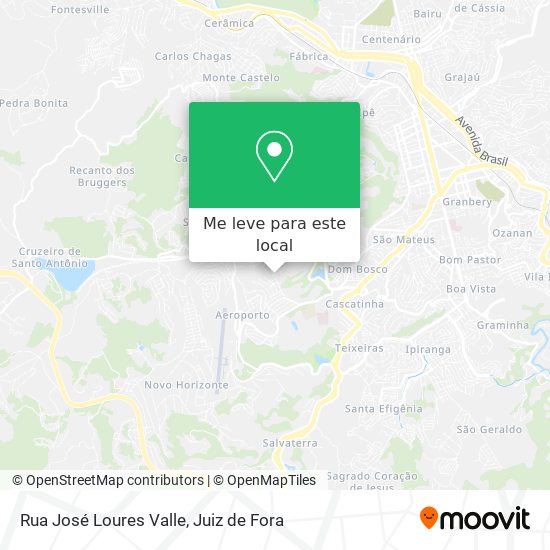 Rua José Loures Valle mapa