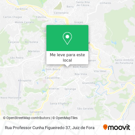 Rua Professor Cunha Figueiredo 37 mapa