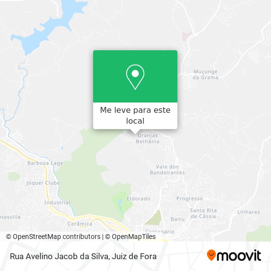 Rua Avelino Jacob da Silva mapa