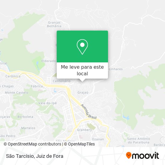 São Tarcísio mapa