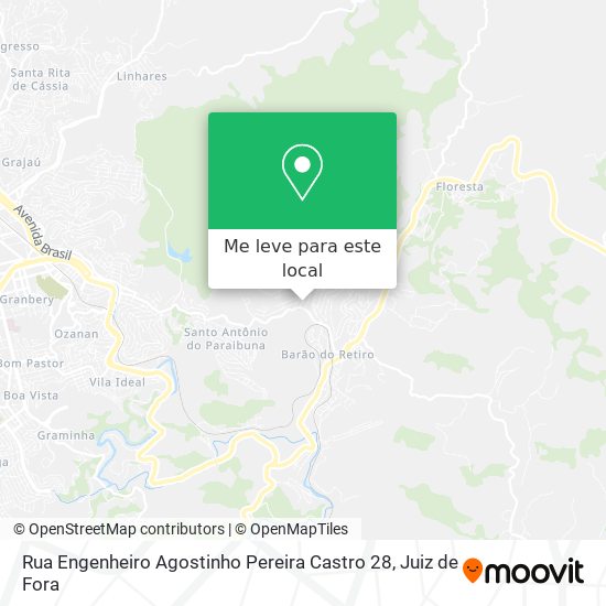 Rua Engenheiro Agostinho Pereira Castro 28 mapa