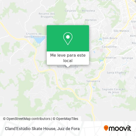 Cland'Estúdio Skate House mapa