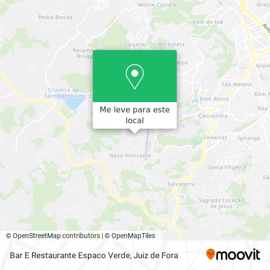 Bar E Restaurante Espaco Verde mapa