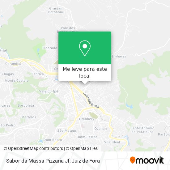 Sabor da Massa Pizzaria Jf mapa