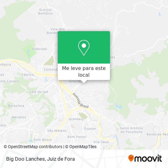 Big Doo Lanches mapa