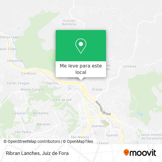 Ribran Lanches mapa