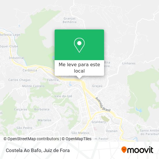 Costela Ao Bafo mapa