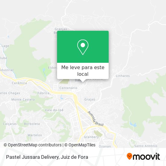 Pastel Jussara Delivery mapa
