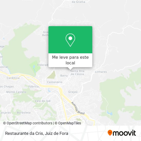 Restaurante da Cris mapa
