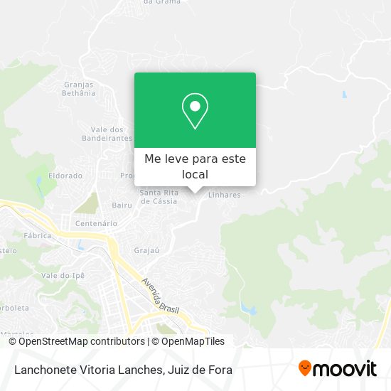 Lanchonete Vitoria Lanches mapa
