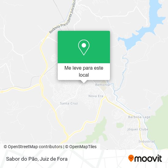 Sabor do Pão mapa