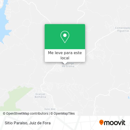 Sítio Paraíso mapa