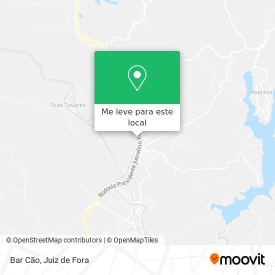 Bar Cão mapa