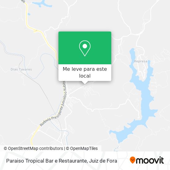 Paraiso Tropical Bar e Restaurante mapa